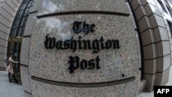 Clădirea în care își are sediul The Washington Post, pe K Street din Washington DC, într-o imagine de arhivă din mai 2019. 