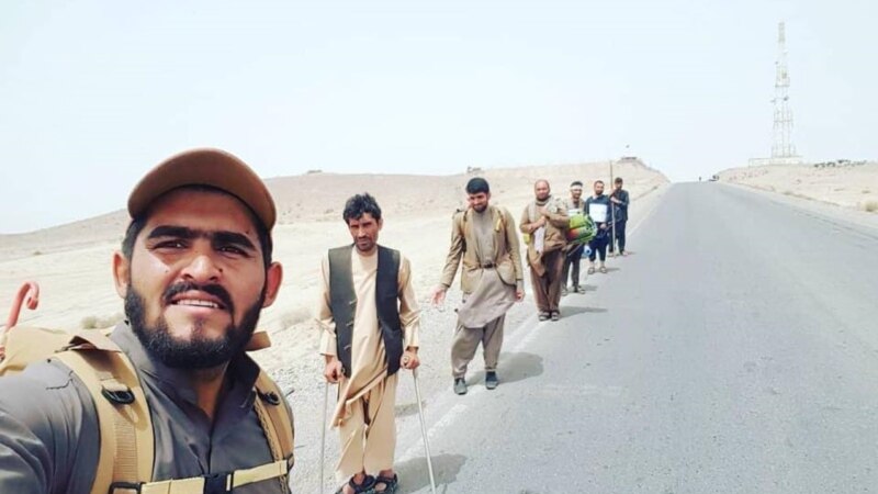 'Parahatçylyk kerweni' 700 kilometr ýöräp Kabula bardy