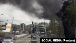 Дим над Туапсе, квітень 2026 року