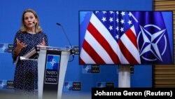 Ambasadorja amerikane në NATO, Julianne Smith. Fotografi nga arkivi.