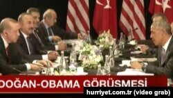 Recep Tayyip Erdoğan və Barack Obama Çində keçirilmiş G20 sammitində görüşüblər