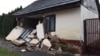 Jedna od kuća u Kostajnici, srušenih u zemljotresu