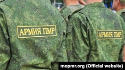 Militari din zona separatistă transnistreană 