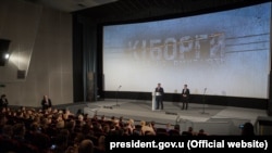 Прем'єра фільму «Кіборги» – одна з найгучніших в Україні в 2017 році. Київ, 6 грудня 2017 року