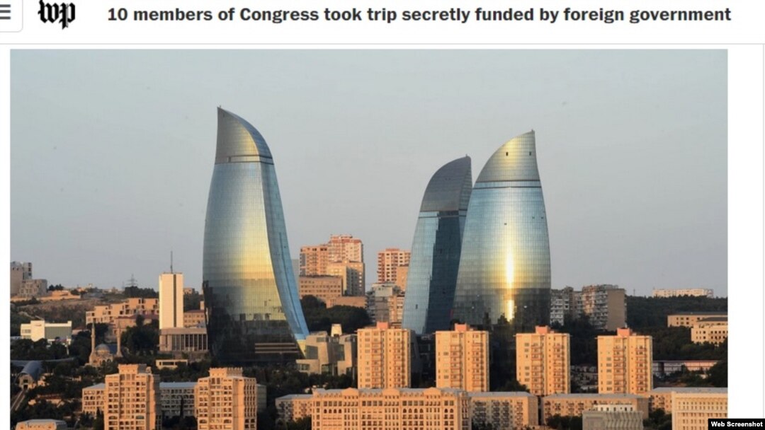 Azerbaijan -- Screen shot from The Washington Post