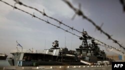 Flota militară rusească de la Marea Neagră e bazată în Crimeea.
