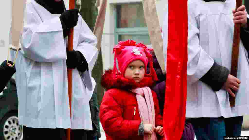 An Easter procession in Minsk, Belarus.