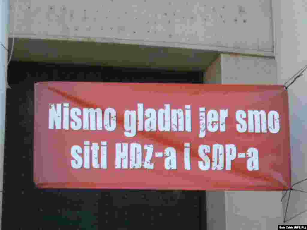 Prosvjedi umirovljenika u Zagrebu, 23. ožujka 2011, Foto: Enis Zebić/RSE