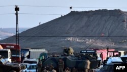 Kobane, pogled sa tursko - sirijske granice