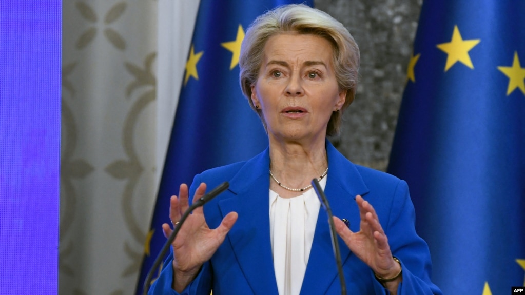 Predsednica Evropske komisije Ursula Von der Leyen u Podgorici, 26. oktobra 2025.