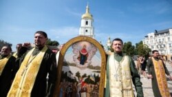 Хода з нагоди хрещення України-Русі, Київ, 28 липня 2019 року. Ходу відкрили капелани