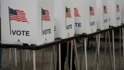 Один из избирательных участков в США