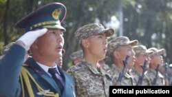 Солдаты на построении. Иллюстративное фото. 