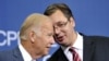 U.S. President Joe Biden (left) and Serbian Prime Minister Aleksandar Vucic have already met each other several times in the past. (file photo)