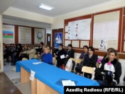 33 saylı Xətai Seçki Dairəsinin 14 saylı məntəqəsi.