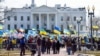 Архівне фото. Протест у Вашингтоні біля будівлі Білого дому проти агресії Росії стосовно України, 6 березня 2014 року