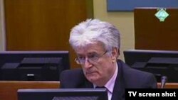 Radovan Karadžić u sudnici, ožujak 2011