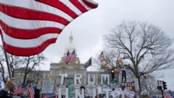 Protest protiv restriktivnih mjera u Mičigenu, 15 april 2020.