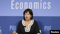 Ukrainian Finance Minister Natalie Jaresko