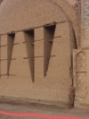 Some parts of the historic Bust Fortress in Helmand are at risk of collapse. The photo was sent to Radio Azadi by local residents.