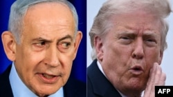 Israeli Prime Minister Benjamin Netanyahu (left) US President Donald Trump (file photos).