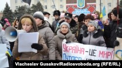 Ukraine -- Soldiers from Kherson went in ATO, Kherson 25Jan 2015