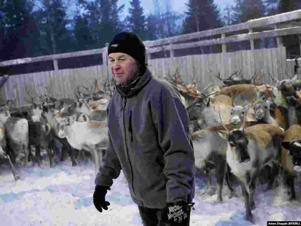 Kjell Joran Jama is the head of the Sami reindeer herders in the Snasa region. He still remembers the days after the Chernobyl disaster.