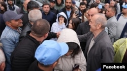 Armenia - Former President Robert Kocharian campaigns in Artik, May 13, 2026.