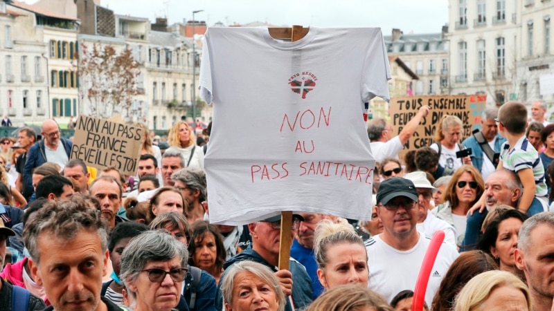 „სანიტარული დიქტატურის“ წინააღმდეგ საფრანგეთში ხალხმრავალი საპროტესტო აქციები გაიმართა