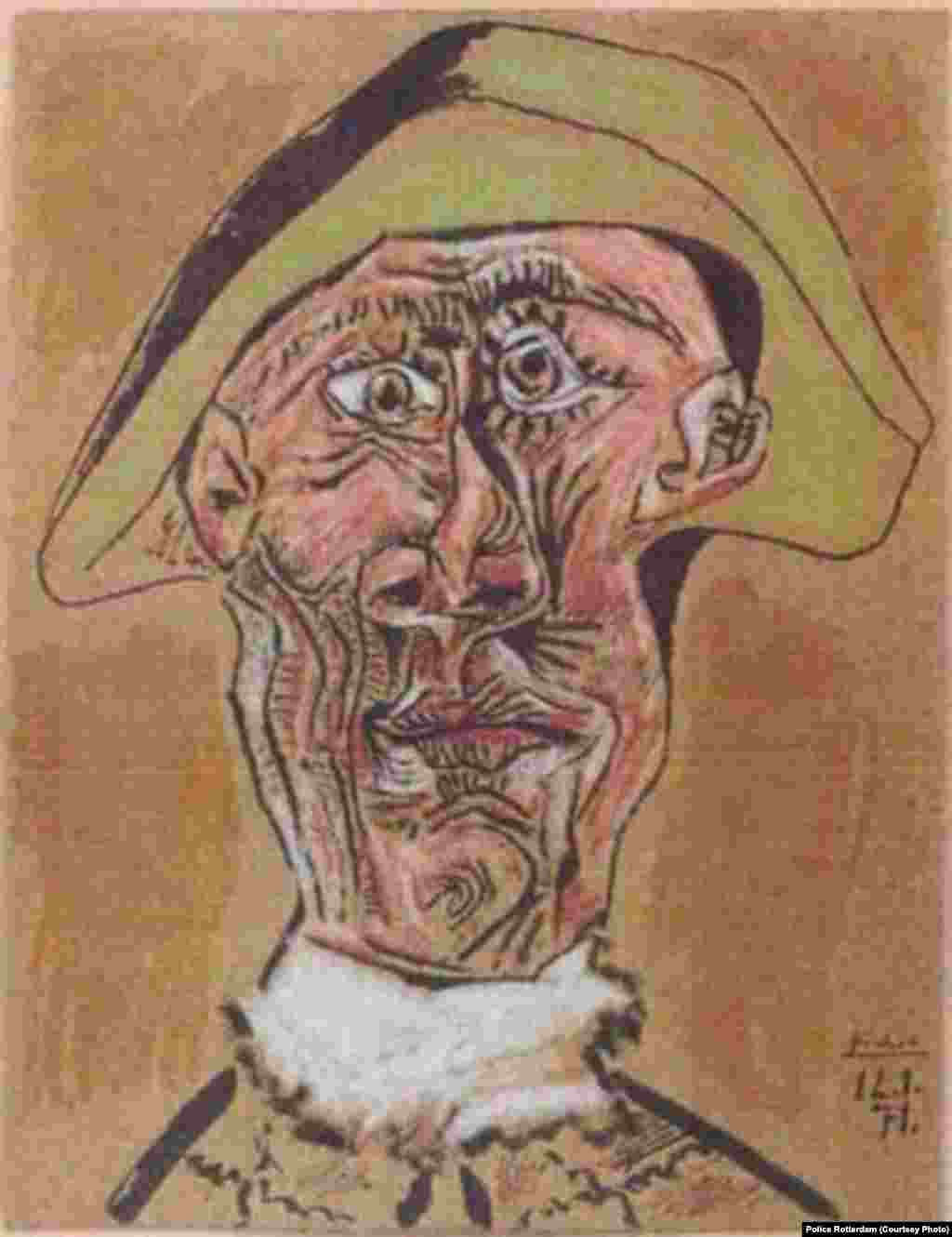 سر هارلکویین، Harlequin's Head اثر پابلو پیکاسو
