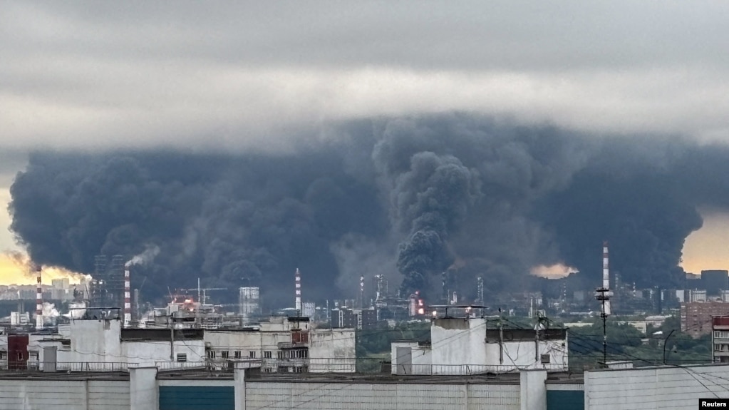 Наслідки українського удару по НПЗ у Капотні в Москві, 18 червня 2026 року