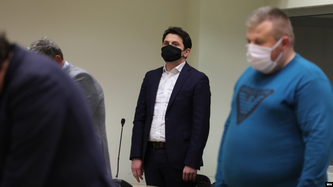 Миле Јанакиески на изрекување на пресудата за „Насилство во Центар“, Скопје, 28 септември 2020