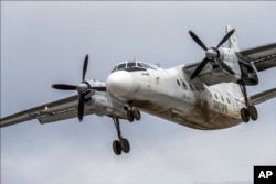 Un avion Antonov An-24, din dotarea Angara Airlines, într-o imagine din 2014.