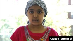 12 яшар тошкентлик Хушнозабону Мирсоатова 