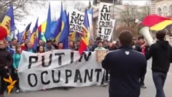 «Світ у відео»: Антиросійський і проросійський пікети відбулися в Кишиневі