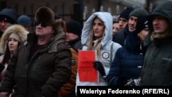Приморцы протестуют против обязательной установки систему ЭРА-ГЛОНАСС. 19 февраля 2017 года.
