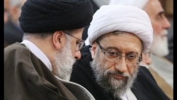 Президент Ирана Ибрахим Раиси (слева) и Садек Лариджани (справа)