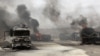 طالبان ۲۲ تانکر ناتو را به آتش کشید