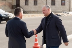 Igor Dodon și liderul transnistrean Vadim Krasnoselski