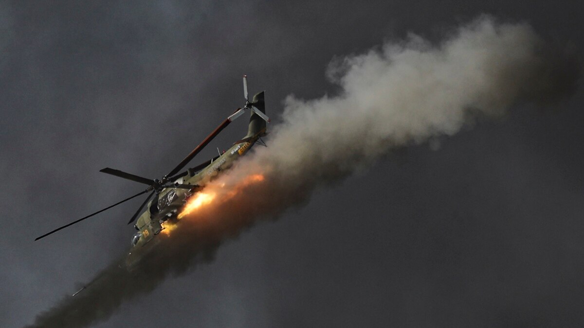 Повітряні сили звітують про збиття російського вертольота Мі-24