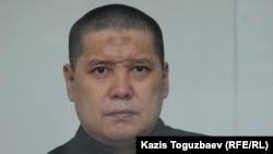 Бактыгали Калдыбеков на процессе в военном суде Алматинского гарнизона по обвинению в пропаганде терроризма. Алматы, 14 июня 2019 года. 