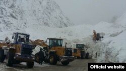 An avalanche closed one of Tajikistan's key highways last week.