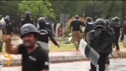 Protesters Clash With Police In Pakistani Capital