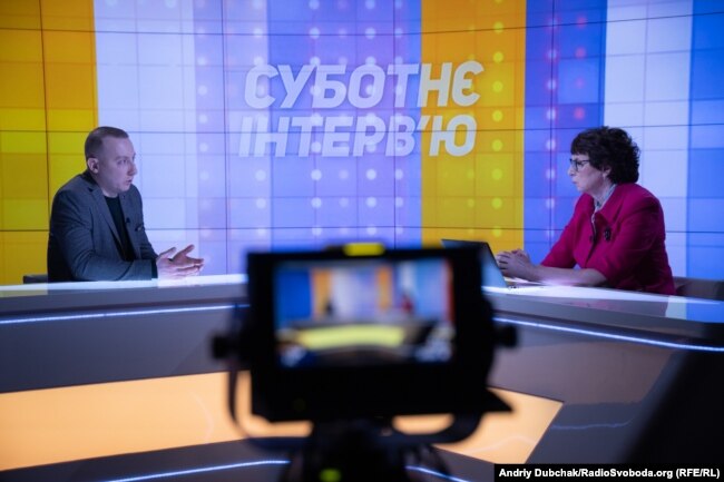 Станіслав Асєєв в офісі Радіо Свобода