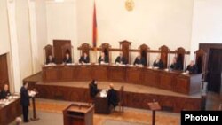 Armenia -- The Constitutional Court holds a hearing.