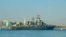 Российский военный крейсер «Москва» в бухте Севастополя