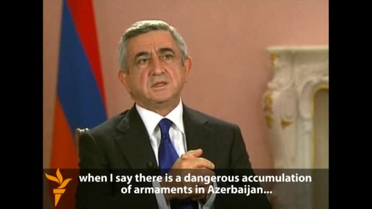 Armenian President Says Azerbaijan Preparing For War