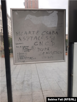 Mesaj de amenințare cu moartea la adresa președintelui Consiliului Național pentru Combaterea Discriminării, Asztalos Csaba, într-o stație din București