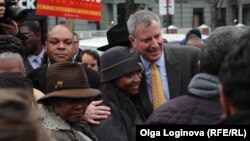 Bill de Blasio gjatë fushatës për kryetar të Nju Jorkut, foto nga arkivi