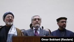 Outgoing Afghan Chief Executive Officer Abdullah Abdullah 
